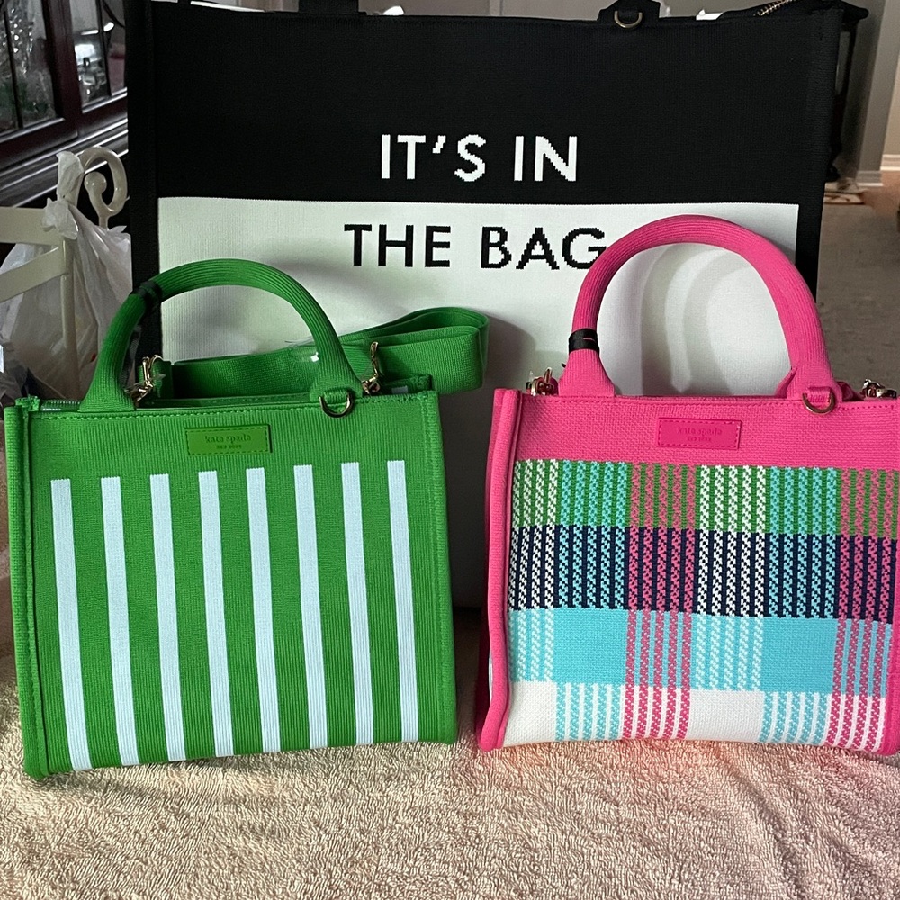 Lot: 2 Kate spade bags & 1 bag charm